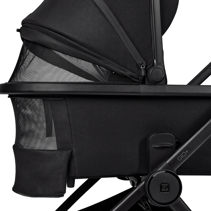 Moon Kombikinderwagen Babywagen Gio+ Edition Onyx Höhenverstellbar Luftreifen B-Ware - 2000587275011