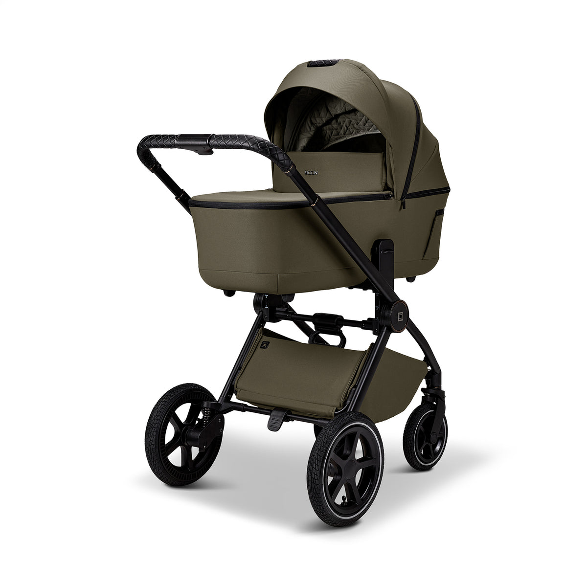 MOON Kombi Kinderwagen Babywagen GIO 2.0 Moss Grün Kinderwagen Sportsitz Wanne - 2000587275288