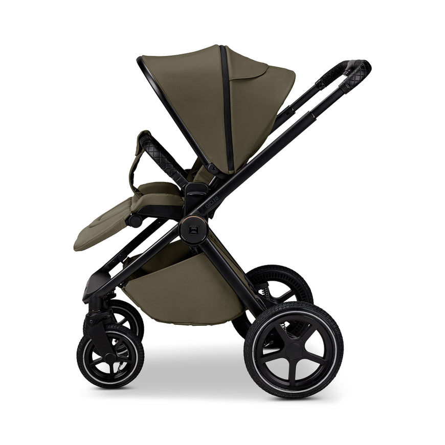 MOON Kombi Kinderwagen Babywagen GIO 2.0 Moss Grün Kinderwagen Sportsitz Wanne - 2000587275288