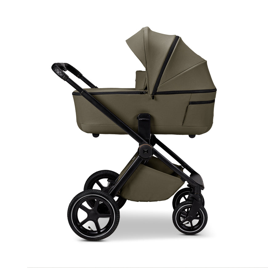 MOON Kombi Kinderwagen Babywagen GIO 2.0 Moss Grün Kinderwagen Sportsitz Wanne - 2000587275288