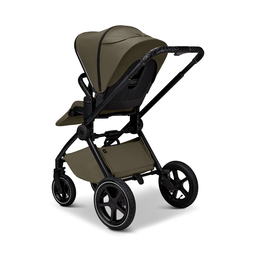 MOON Kombi Kinderwagen Babywagen GIO 2.0 Moss Grün Kinderwagen Sportsitz Wanne - 2000587275288