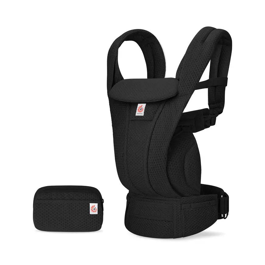 Erg Obaby Babytrage Tragesystem Omni Deluxe Mesh Onyx Black Neugeborene B-Ware - 2000588200906