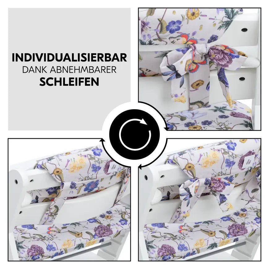 B-Ware Hauck Hochstuhl Sitzkissen Polster Alpha+ Floral Bezug Kissen Für Alpha+ Beta+ - 2000588303300