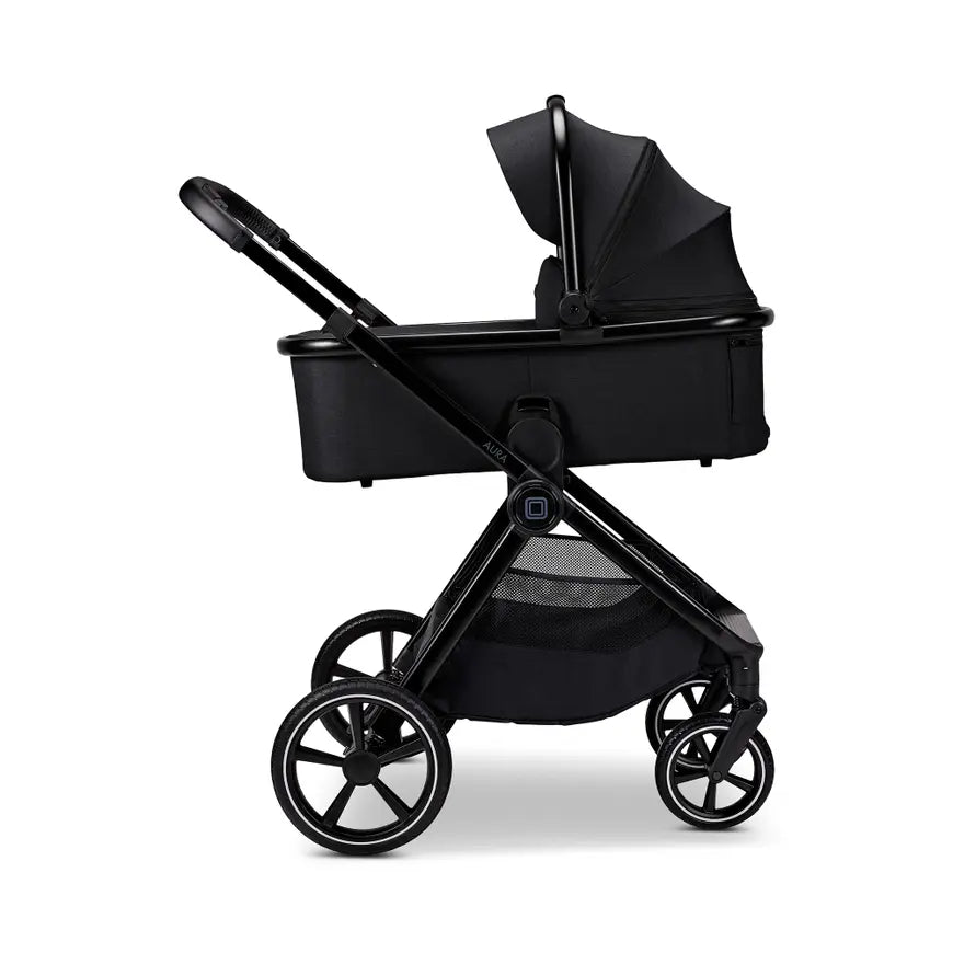 B-Ware Moon Kombikinderwagen Kinderwagen City Buggy Aura Onyx Sportsitz Babywanne   - 2000588682108