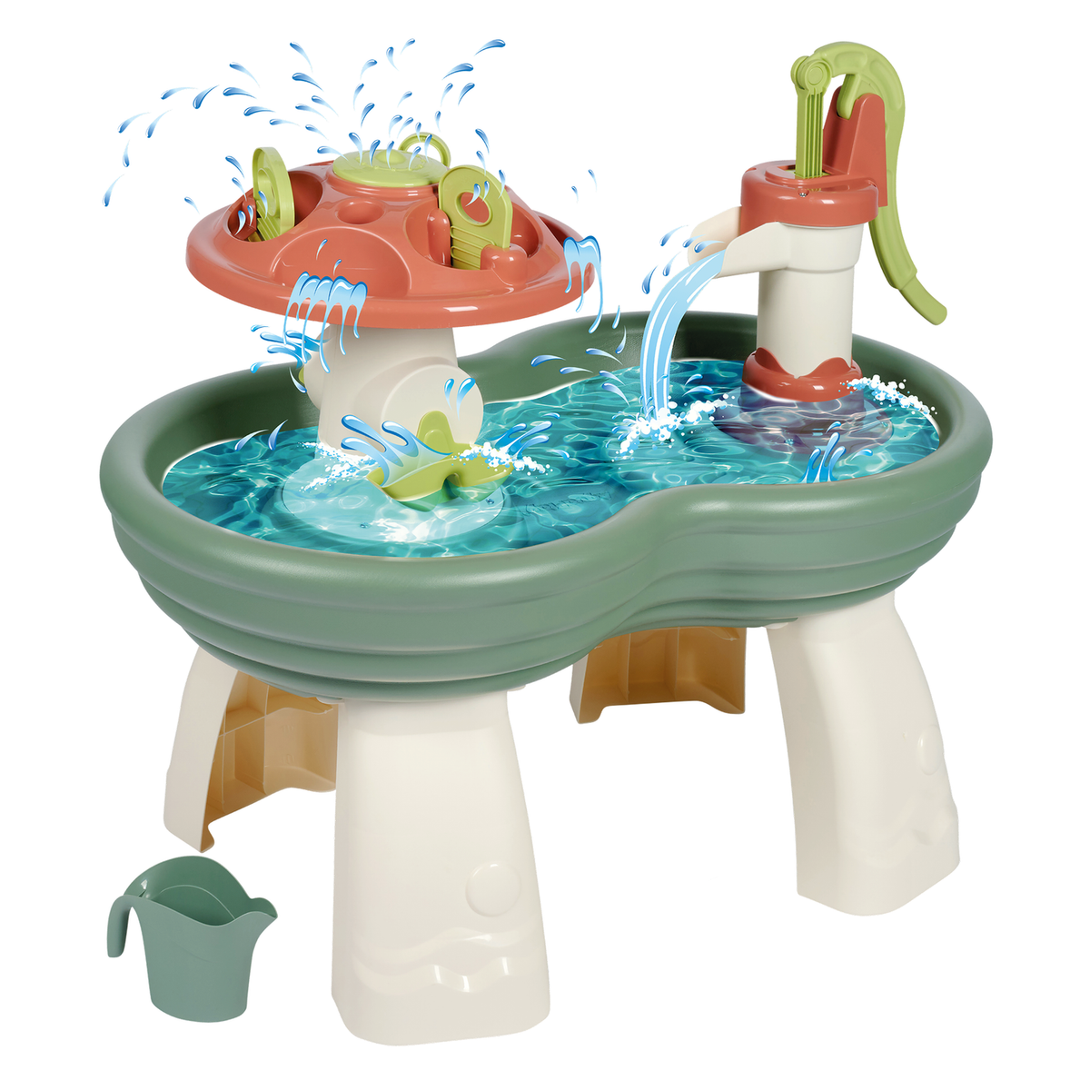 AquaPlay Wassertisch Wasserspieltisch Pastell Türkis Kinderspielzeug Garten - 2000589379106