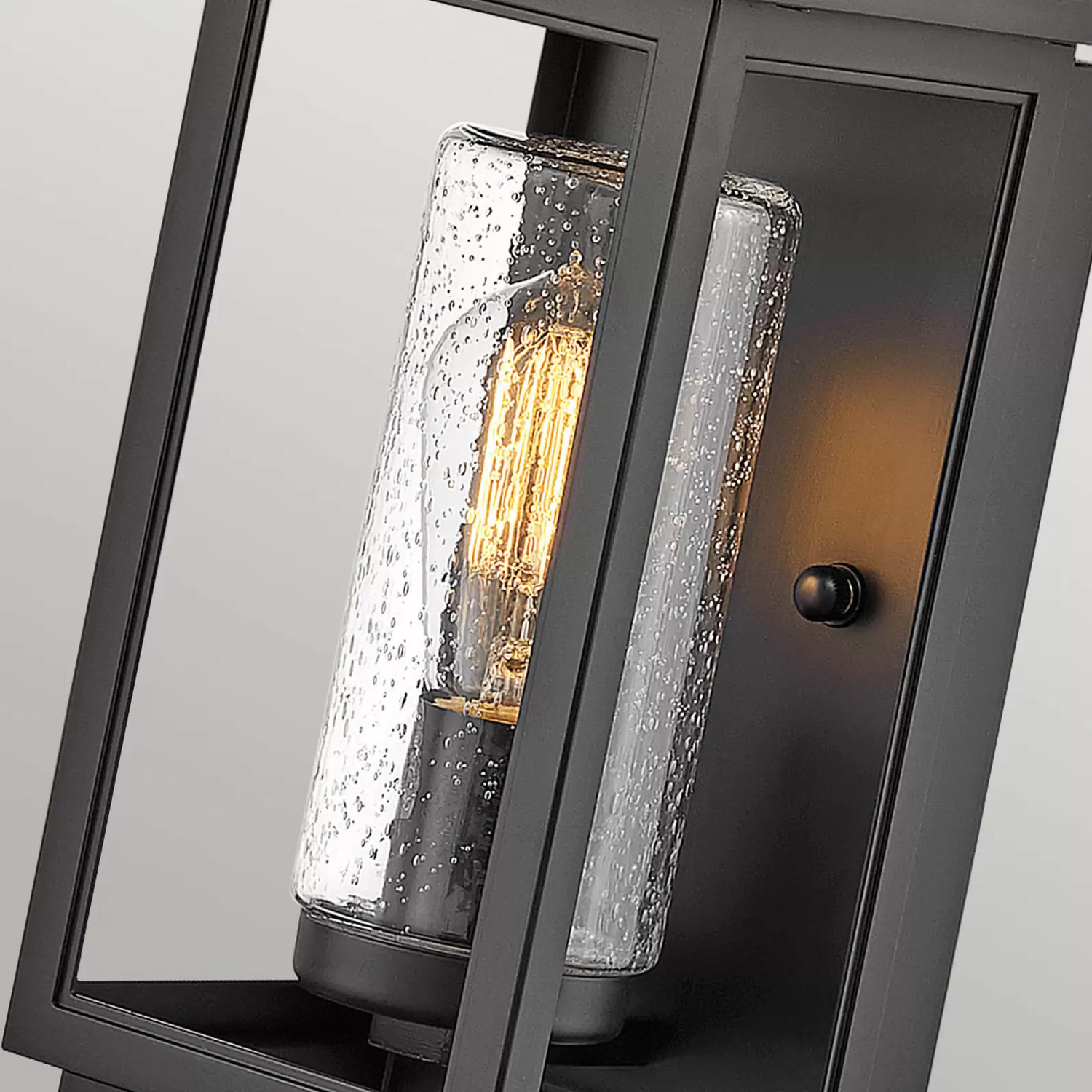 Quintiesse Außenwandleuchte Atwater Laterne Schwarz 35,5cm Wandleuchte Lampe B-Ware - 5024005234609