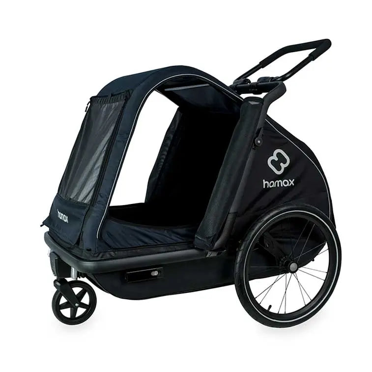 Hamax Pluto L Hundeanhänger Fahrradanhänger Hundetransporter Blau Schwarz B-Ware - 20011750090