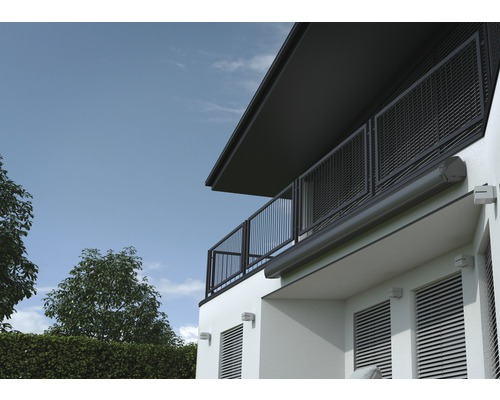 Sonnino Kassettenmarkise Markise 5x3 Inkl. Motor Fernbedienung Beleuchtung Grau B-Ware - 2007005886415