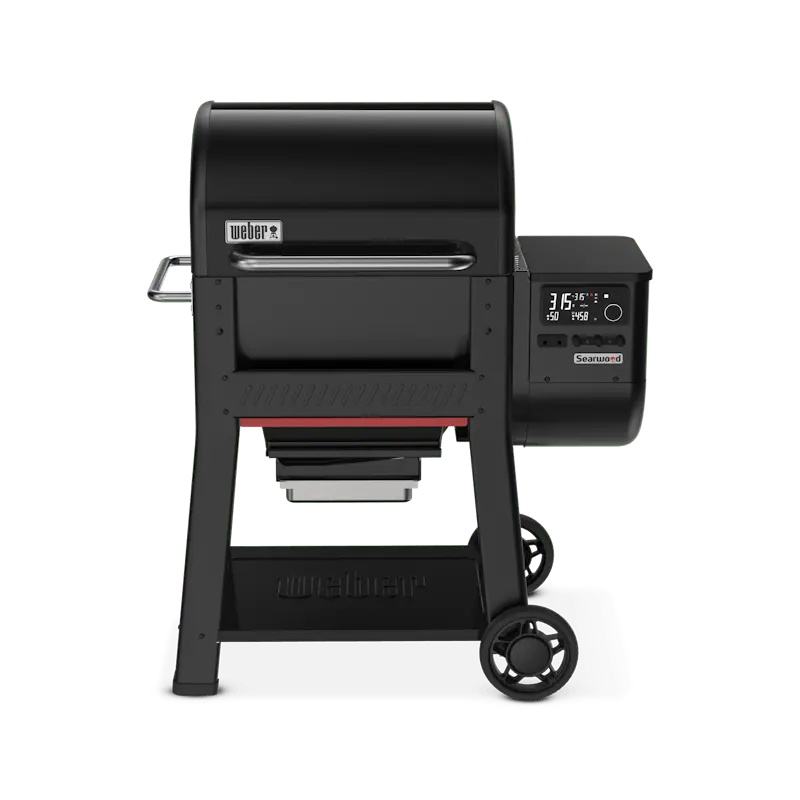 B-Ware Weber Pelletgrill Grillgerät Grill Searwood Schwarz Holzbefeuerter Grillwagen - 2007010190279