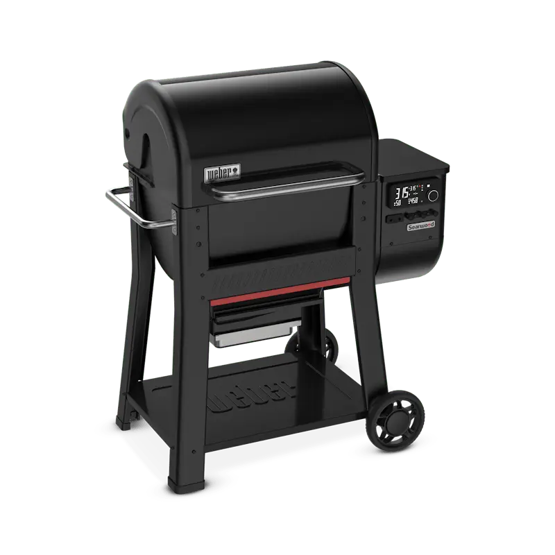 B-Ware Weber Pelletgrill Grillgerät Grill Searwood Schwarz Holzbefeuerter Grillwagen - 2007010190279
