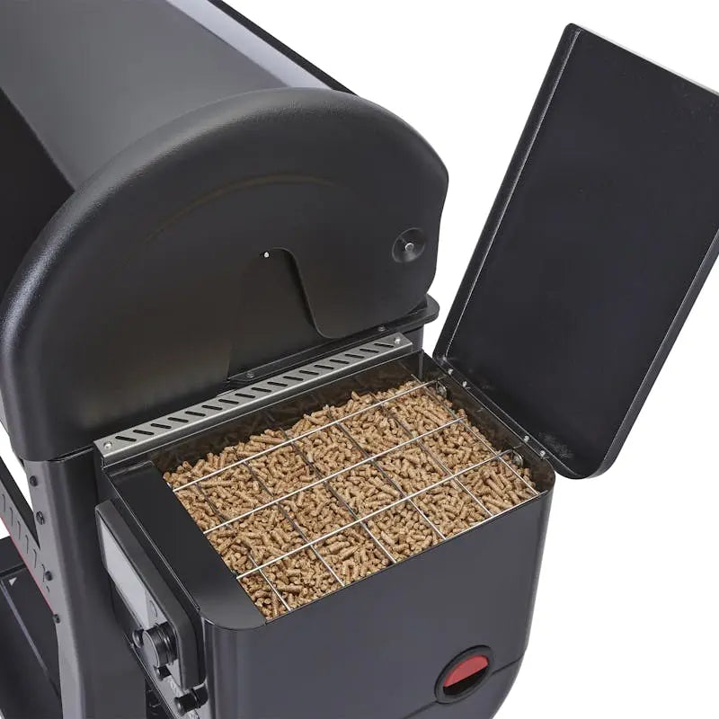 B-Ware Weber Pelletgrill Grillgerät Grill Searwood Schwarz Holzbefeuerter Grillwagen - 2007010190279