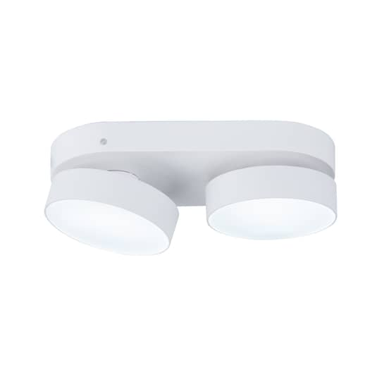 Lutec Eco Light Led Deckenspot Stanos Deckenlampe Deckenlicht Cct 2 Flg Weiß B-Ware