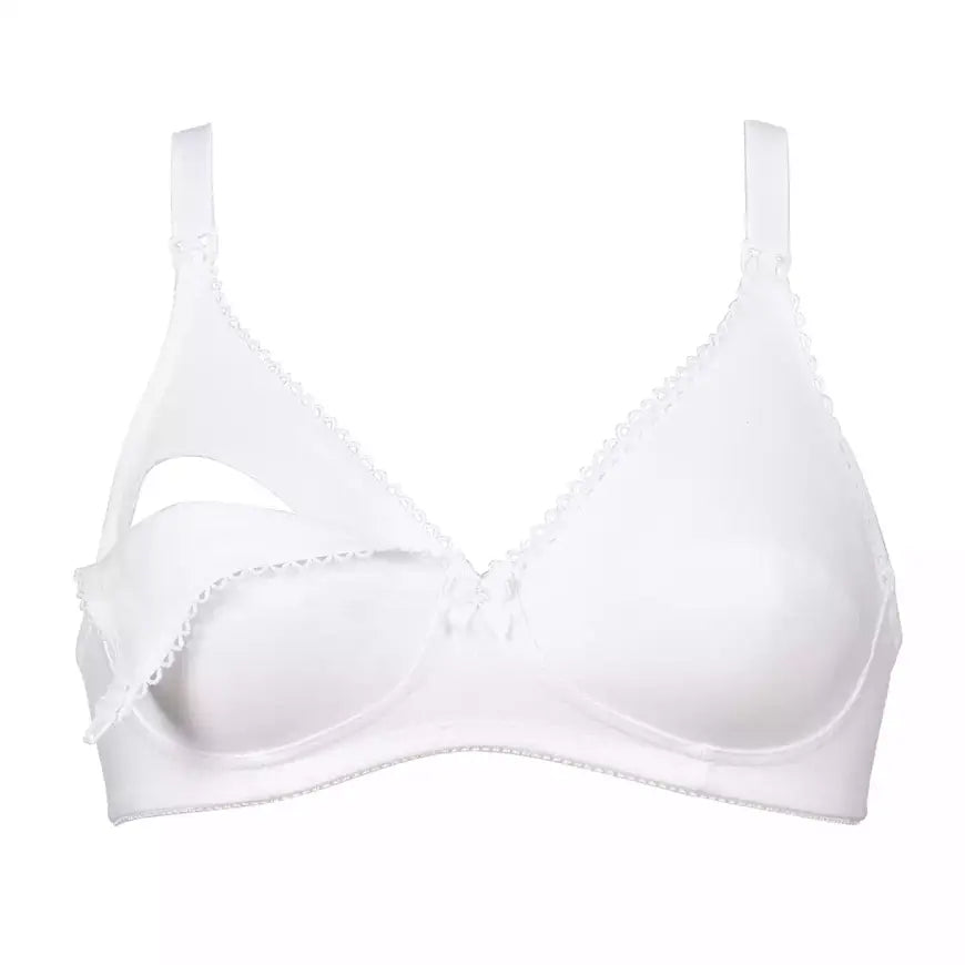 B-Ware Naturana Still Bh Büstenhalter Schwangerschafts Bh Baumwolle Weiß Größe 95 B - 2034579219707