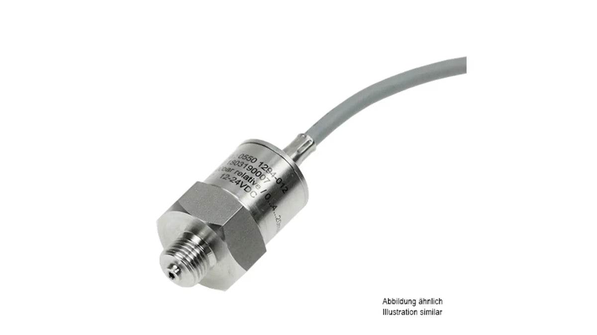 B B Thermo Technik Drucktransmitter Drucksensor Edelstahl Relativdruck Kabel 2 m - 2050010163477