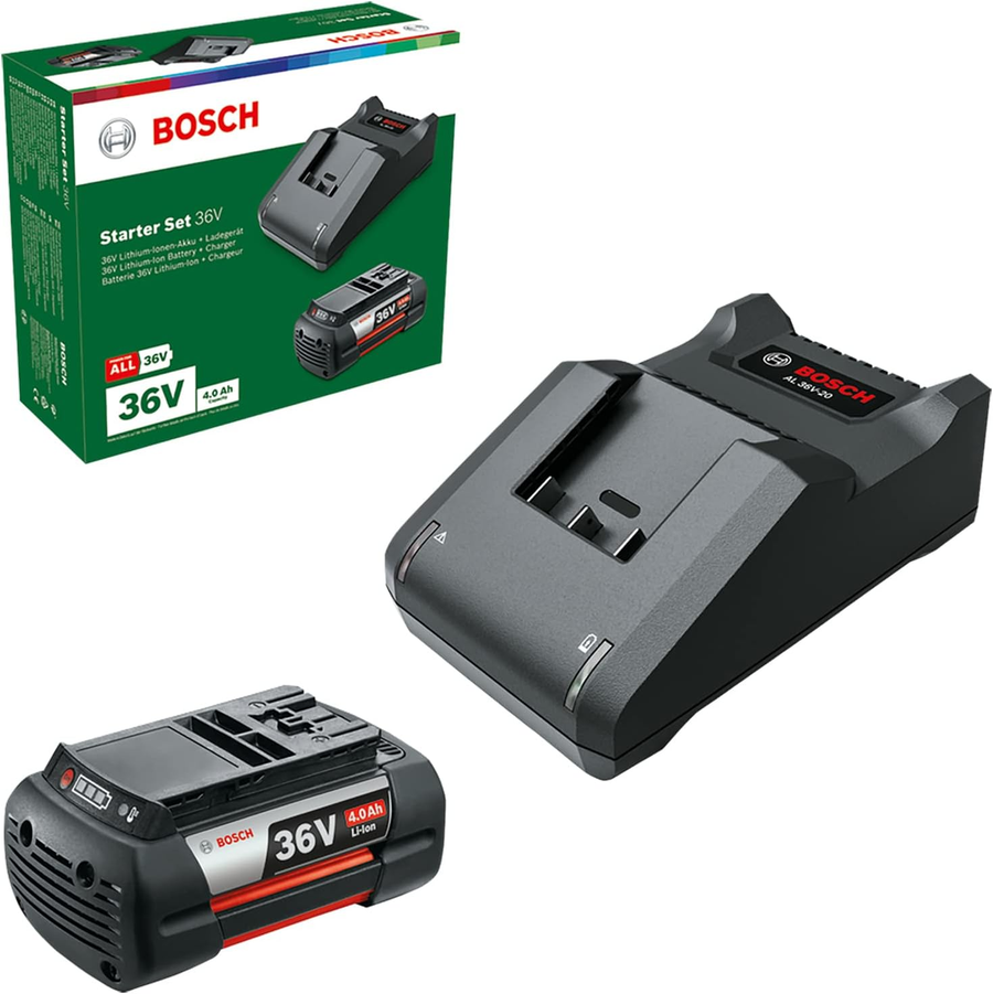 Bosch Starter Set Akkupaket Akku 36 V 4,0 Ah Ladegerät Al 36 V 20 Set B-Ware - 2050011396133