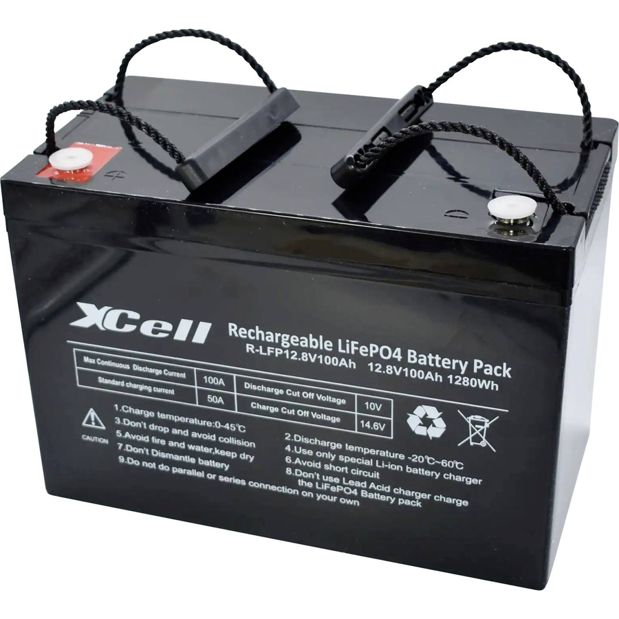 X Cell Lfp12100 Spezial Akku Li Fe Po Block Schraubkontakt Li Fe Po 4 12.8 V 100 Ah B-Ware - 2050011495089