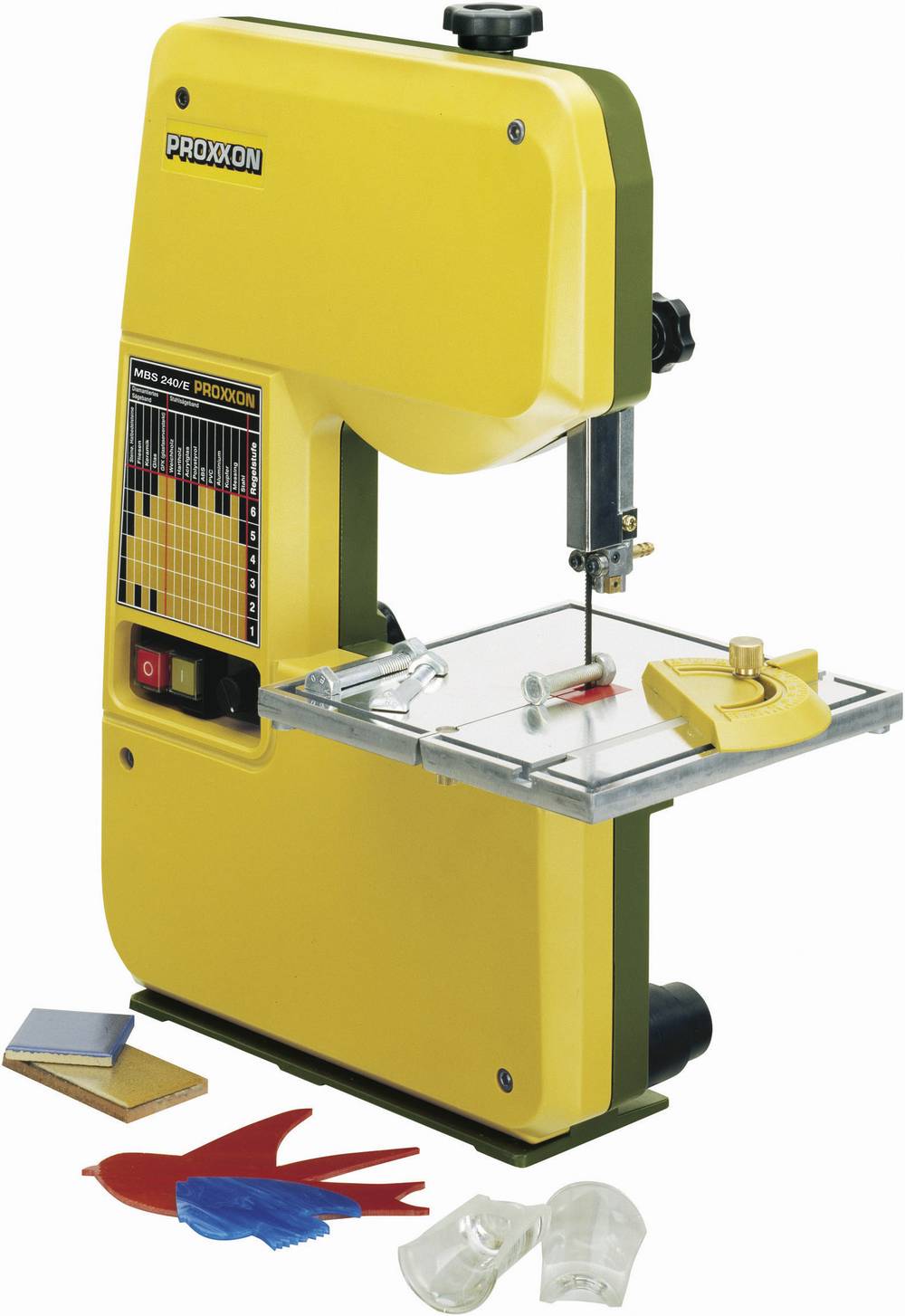 Proxxon Micromot MBS 240/E Tischbandsäge 85W 1065mm Micro-Bandsäge Säge Tisch - 4006274271722
