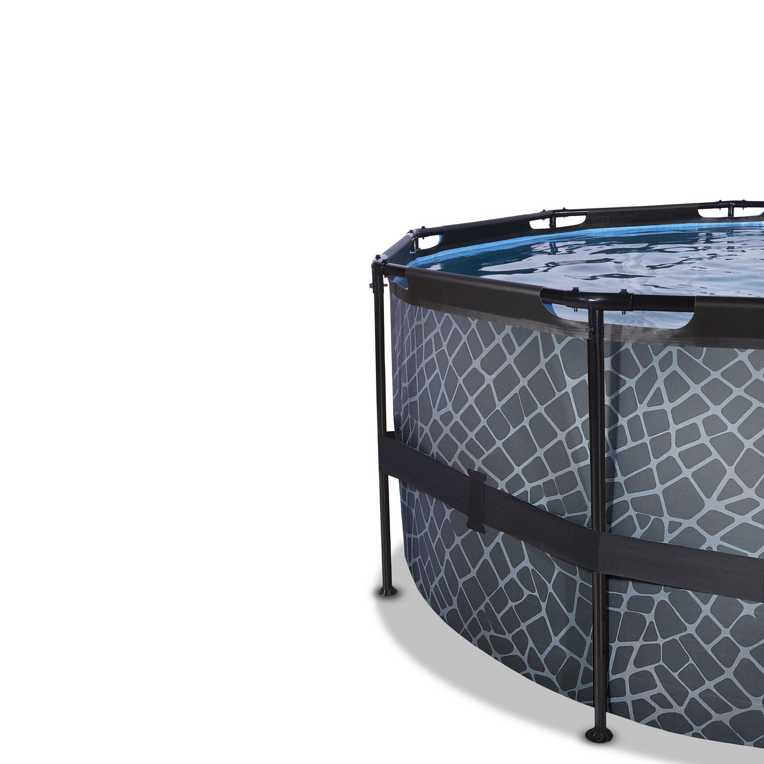 Exit Stone Pool 450x122cm Schwimmbecken Becken Schwimmbad Swimmingpool47 B-Ware