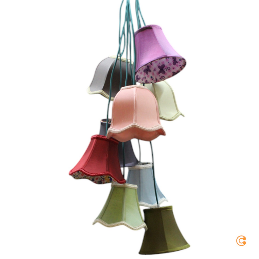 Kare Design Saloon Pendelleuchte Cluster Hängeleuchte Deckenlampe 9 Flammig B-Ware