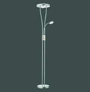 B-Ware Just Light Stehleuchte Standleuchte Led Leselampe Lesearm Dimmbar Stahl Helia