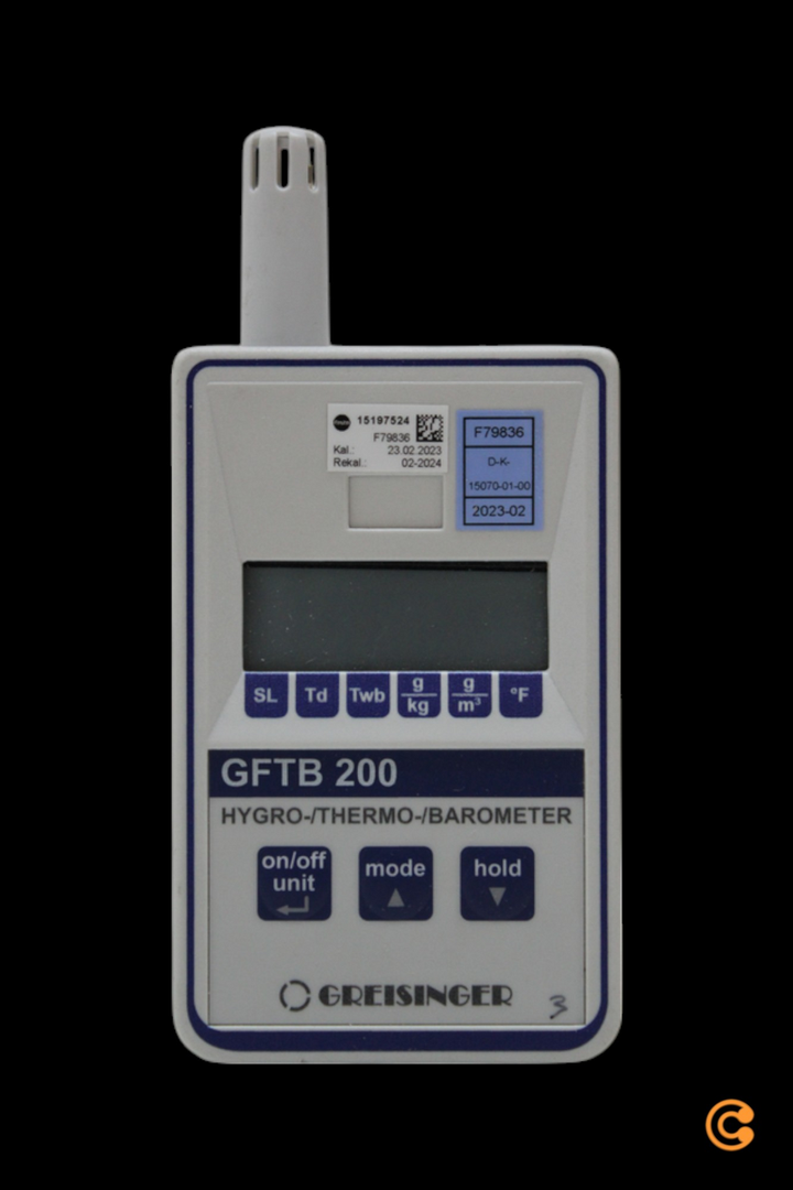 Greisinger GFTB 200 Luftfeuchtemessgerät (Hygrometer) SIEHE TEXT/FOTOS