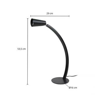 Lucande Velanoris Tischlampe Tischleuchte Schreibtischleuchte LED-Leuchte Lampe