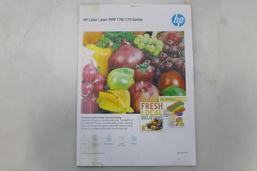 Hp Color Laser Mfp 178nwg Multifunktionsdrucker Laser Farbe A4 Siehe Text/Fotos C-Ware