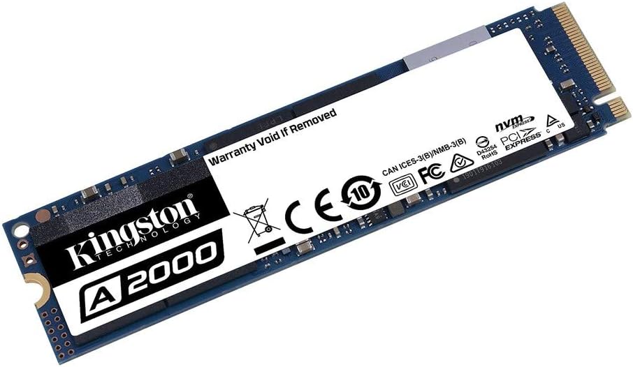 Kingston SSD Festplatte Laufwerk NVMe PCIe M2 Schwarz 250GB - 0740617295528