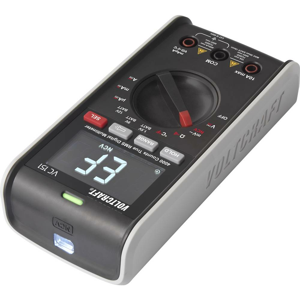 Voltcraft Vc151 Hand Multimeter Strommesser Strom Messgerät Digital Cat Iii 697 B-Ware