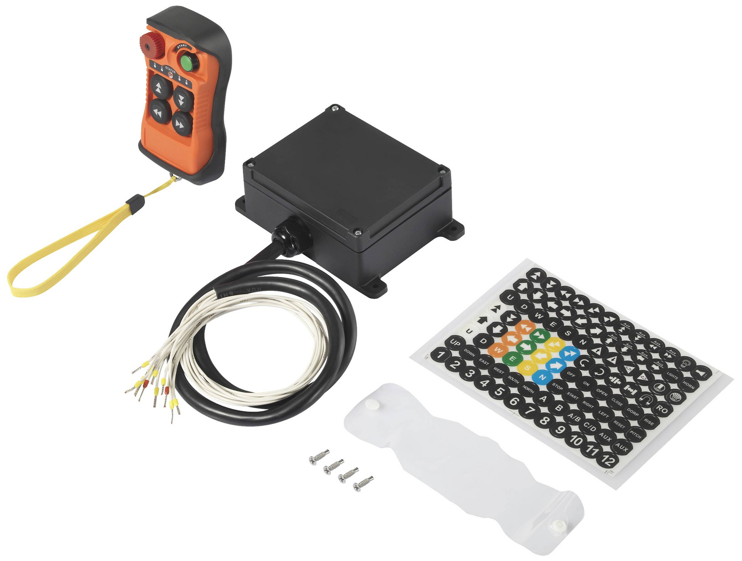 B-Ware Tru Components Industrielle Funkfernsteuerung 4 Kanal 10   30 V Meldegerät Gerät
