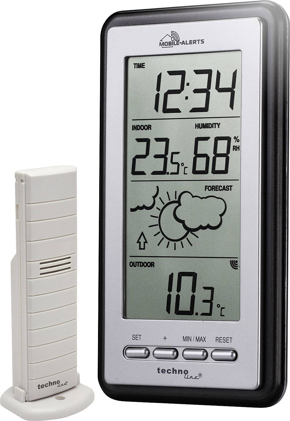 B-Ware Techno Line Ma 10430 Techoline Funk Wetterstation Innen  Außentemperaturanzeige