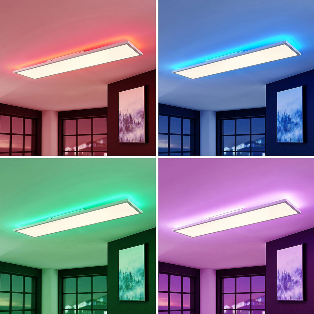 Arcchio Led Panel Brenda Deckenlampe Deckenlampe Fernbedienung 29,5 X 119,5cm787 B-Ware