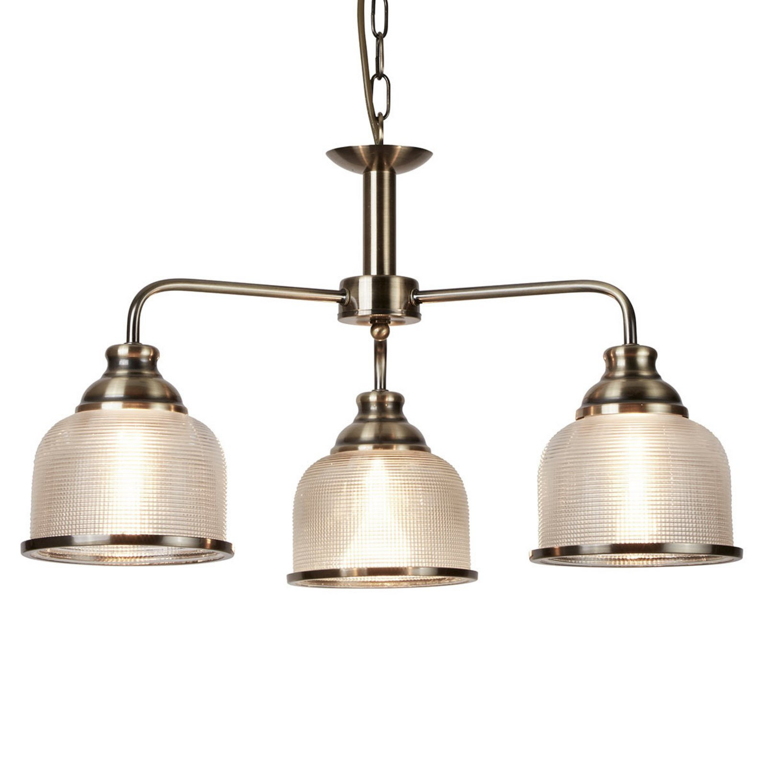 Searchlight Hängeleuchte Bistro Ii Rund Altmessing Deckenlampe Lampe Leucht Spot B-Ware - 5053423095127