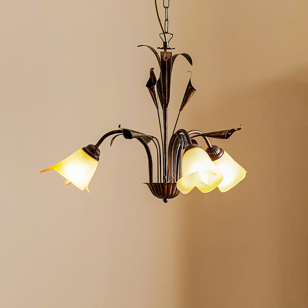 Hängeleuchte Lucrezia dreiflammig bronze Deckenlampe Deckenleuchte Lampe Leuchte