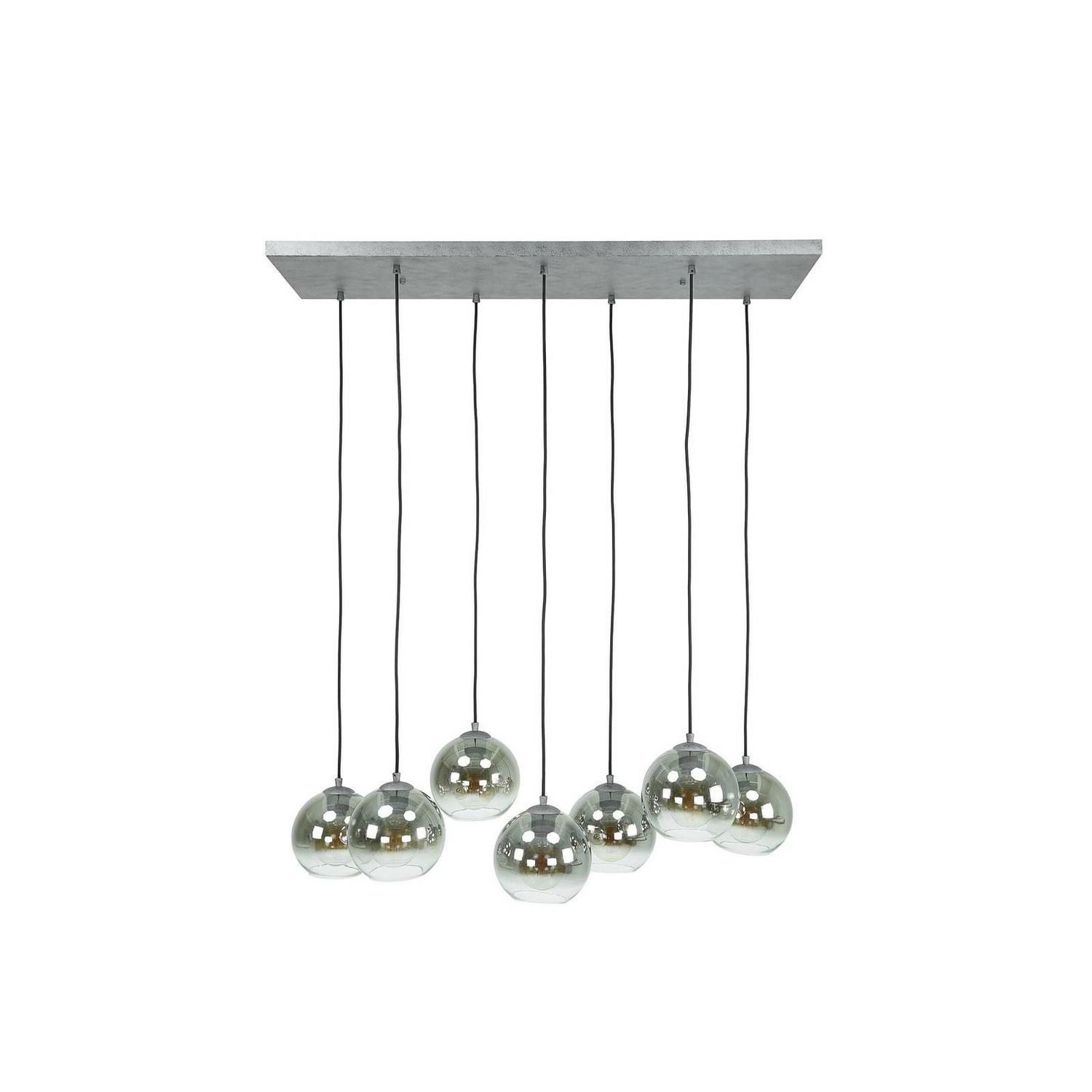 B-Ware Hängeleuchte Allessandra Led Hängelampe Deckenlampe Lampe Glas Siebenflammig320