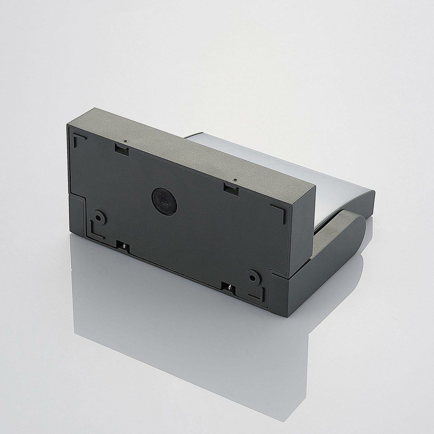 B-Ware Lindby  Led Außenwandleuchte Sherin Wandleuchte Außenlampe Mit Sensor Dunkelg303