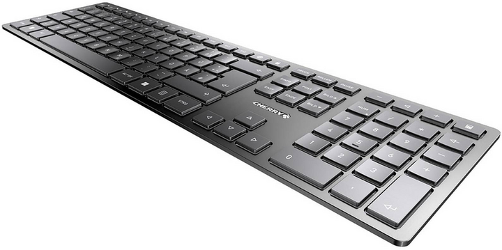 CHERRY KW 9100 SLIM Kabellos Tastatur QWERTZ Schwarz PC-Zubehör Eingabegerät