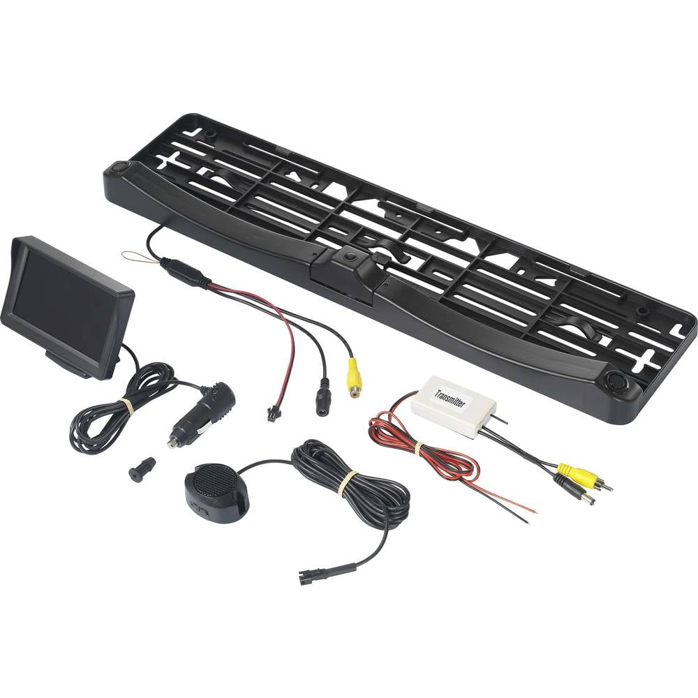Renkforce Funk Rückfahrvideosystem Kamera Abstandshilfslinien Kennzeichenhalter B-Ware - 2267604