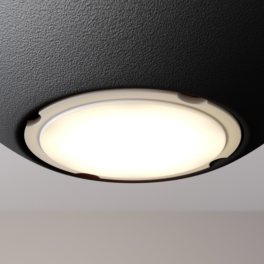 Euluna Pendelleuchte Midnight Deckenlampe Hängeleuchte 5 Flammig Gu10 Schwarz B-Ware