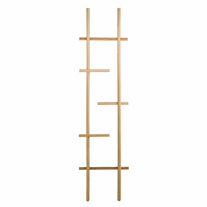 Kommod Lendra Leiter Anlehngarderobe Garderobe Kleiderständer Leiste Eiche B-Ware