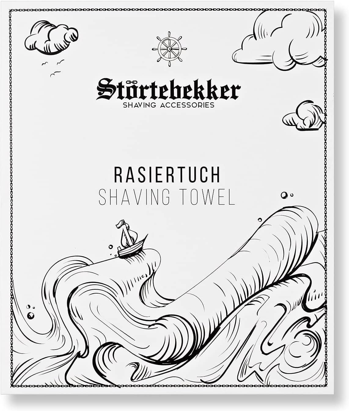 Störtebekker Premium Rasiertuch Handtuch Tuch 100% Baumwolle Made in Germany 563 - 4260554490535