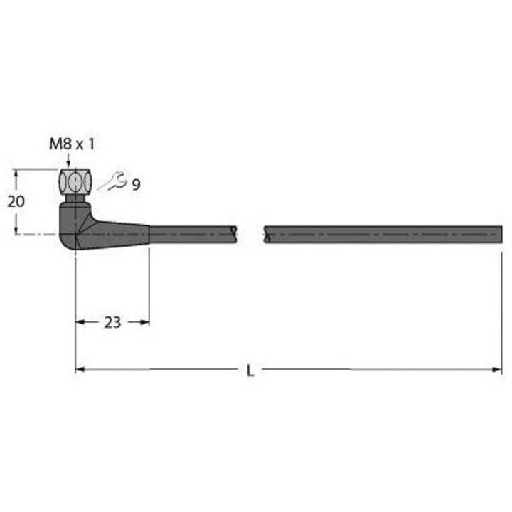 Turck 6934457 Sensor-/Aktor-Anschlussleitung Verbindungsleitung Leitung