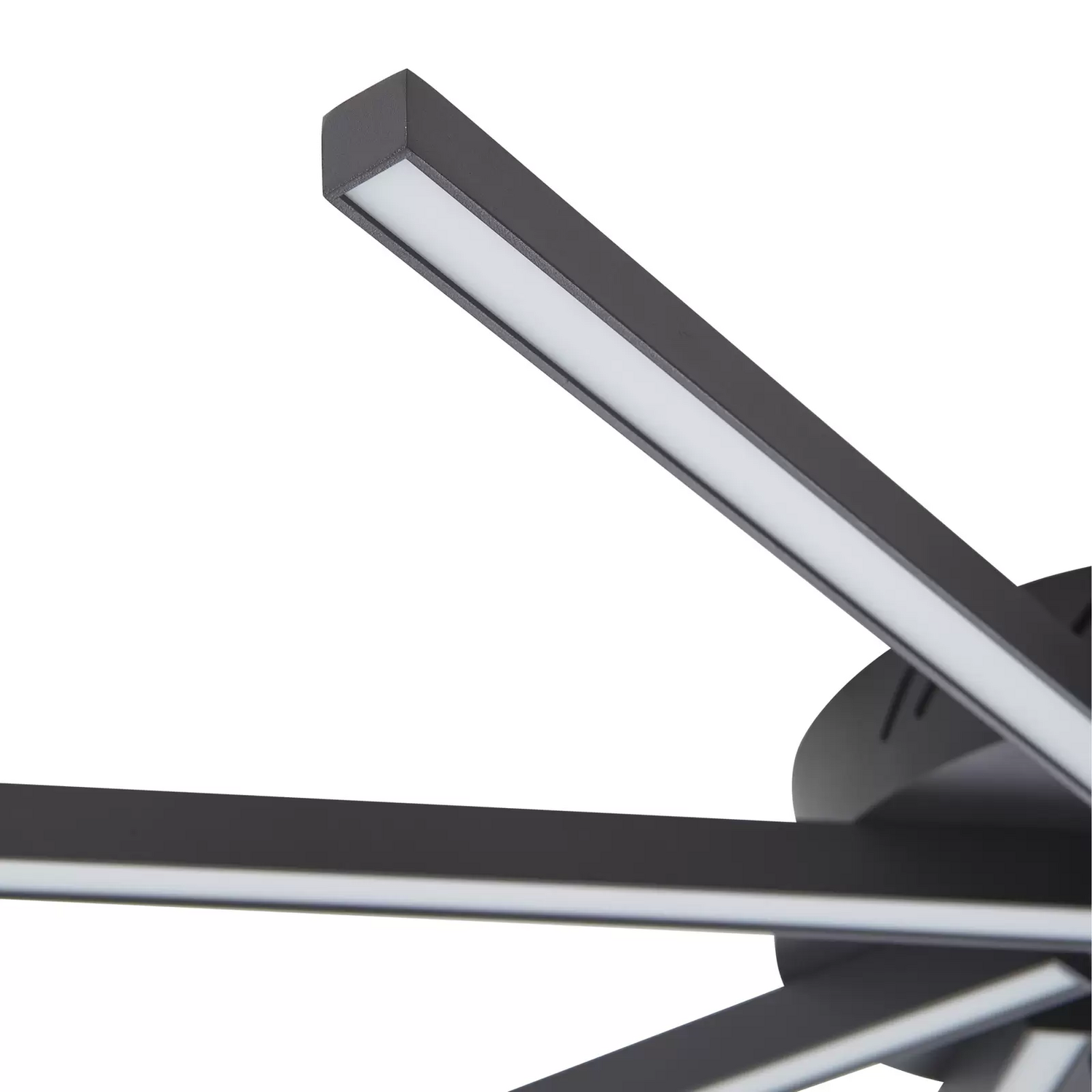 B-Ware Lucande Led Deckenleuchte Tjado ø 70 Cm Schwarz Metall Deckenlampe Leuchte S991