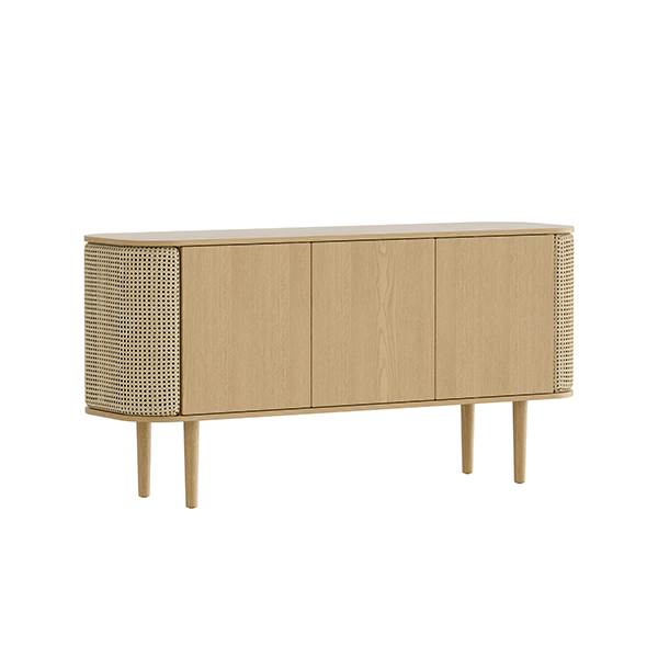 Umage Treasures Sideboard Highboard Kommode Lowboard Schrank 3 Türen Eiche