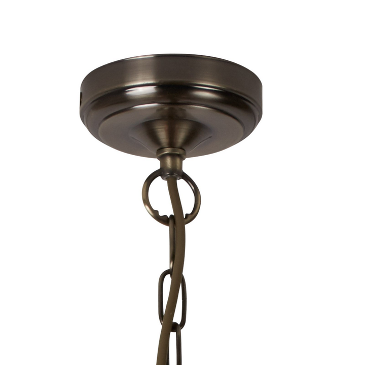 Searchlight Hängeleuchte Bistro Ii Rund Altmessing Deckenlampe Lampe Leucht Spot B-Ware - 5053423095127