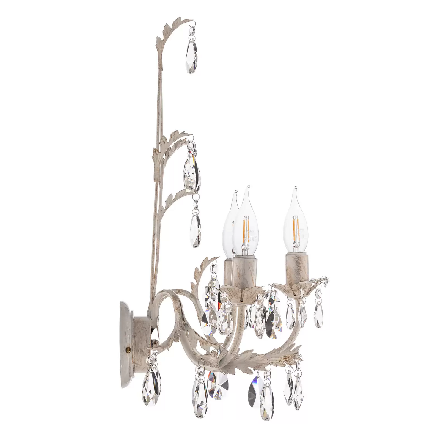 Wandleuchte Karen Dreiflammig Elfenbein Wandlampe Lampe Leuchte Spot Licht E14 B-Ware - 8030626518520