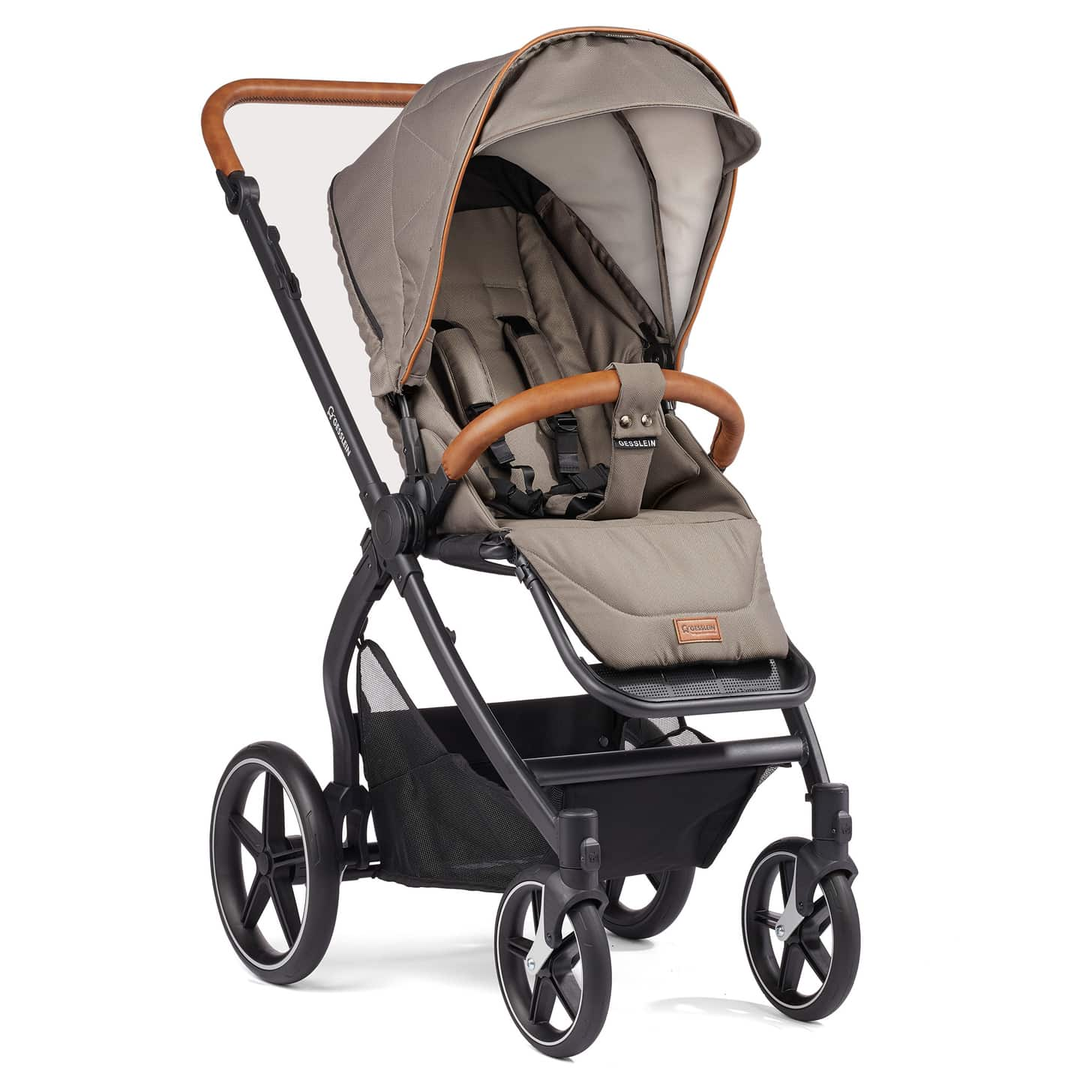 Gesslein Fx4 Style Grau Beige Kinderwagen Kombi Kinderwagen Kinderwagenzubehör B-Ware