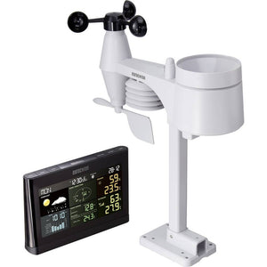 B-Ware Eurochron Funk-Wetterstation Vorhersage 12-24 Stunden Schwarz digital 150m