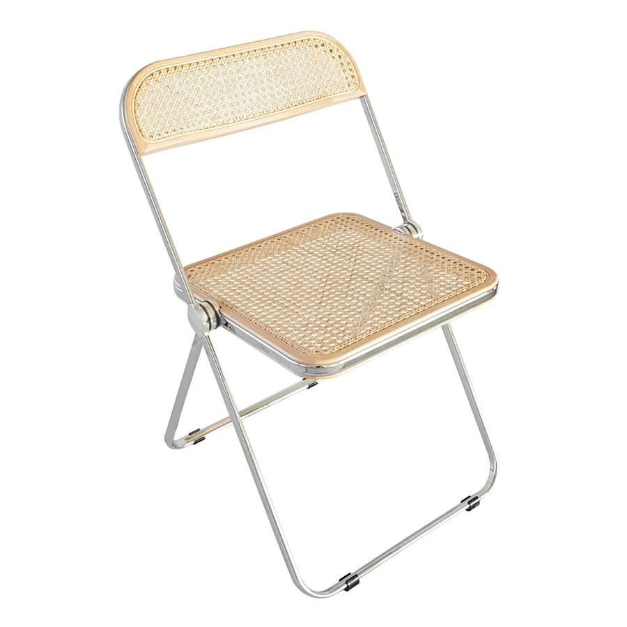 Plia Cane Klappstuhl Stuhl Faltstuhl Designstuhl Retro Vintage Sitzmöbel B-Ware - 235004