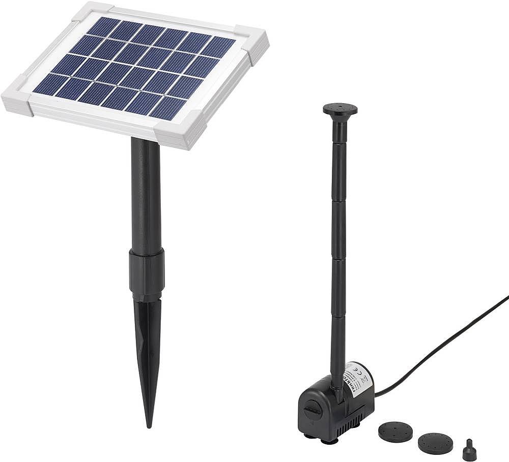 Renkforce 1007584 Solar-Pumpenset 170 l/h Teichpumpe Pumpe Wasserpumpe